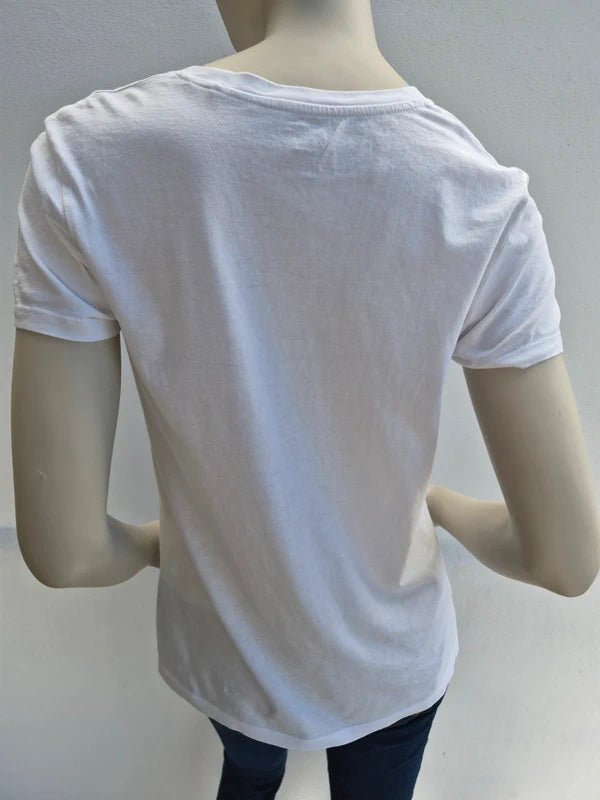 Levi's Damen Classic Batwing Logo T-Shirt in Weiß – Gr. S