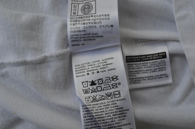 Levi's Damen Pastell-Logo T-Shirt in Weiß – Gr. L