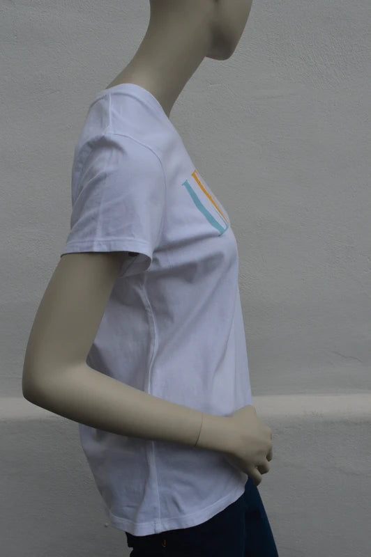 Levi's Damen Pastell-Logo T-Shirt in Weiß – Gr. L