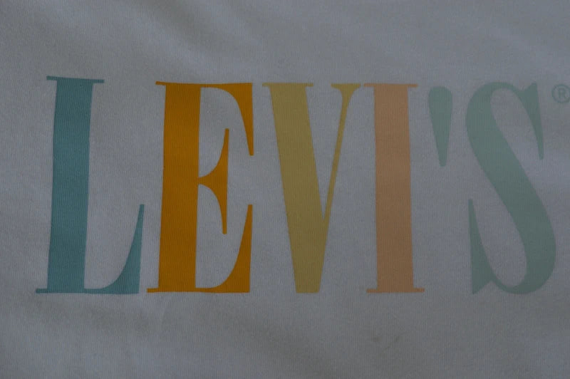 Levi's Damen Pastell-Logo T-Shirt in Weiß – Gr. L