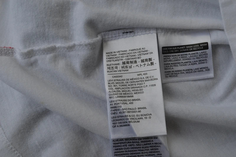 Levi's Damen Pastell-Logo T-Shirt in Weiß – Gr. L