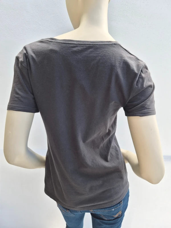 Levi's Damen Retro Script Graphic T-Shirt in Anthrazit – Gr. XS