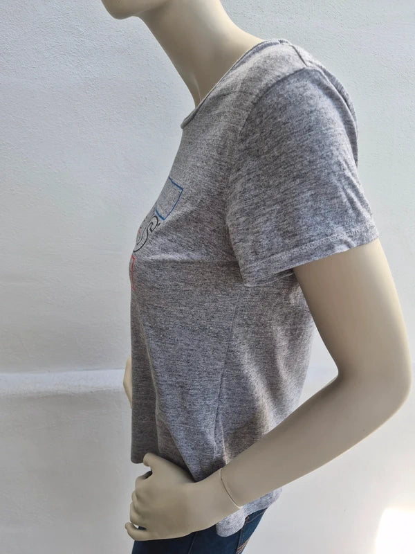 Levi's Damen Sportswear Logo T-Shirt in Grau-Meliert – Gr. S