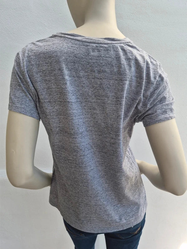 Levi's Damen Sportswear Logo T-Shirt in Grau-Meliert – Gr. S
