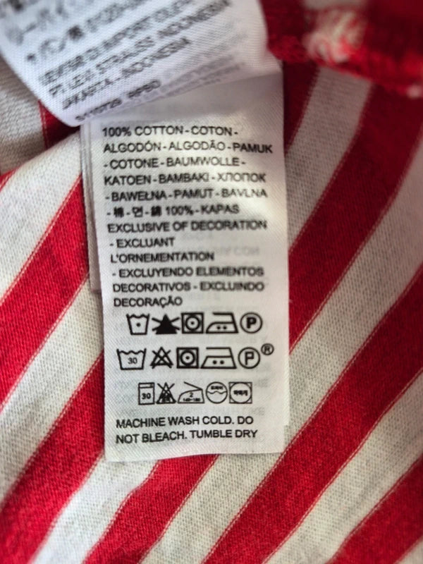 Levi's – Damen T-Shirt "Perfect Tee" gestreift in Rot / Weiß – Gr. S