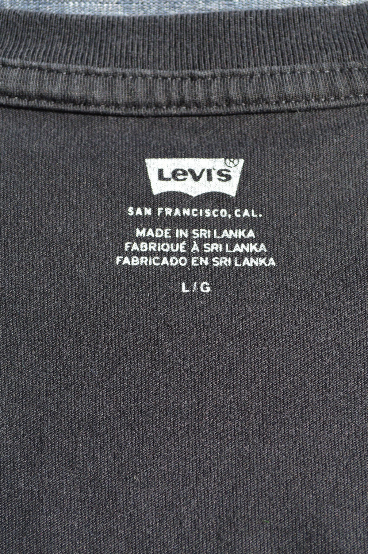 Levi's Herren Classic Batwing Logo T-Shirt in Schwarz – Gr. L