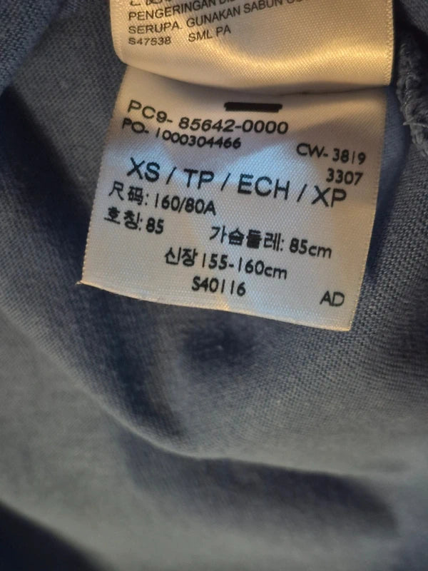 Levi's Herren Colorblock T-Shirt – BlauWeiß mit großem Logo – Gr. XS (Hervorragender Zustand)