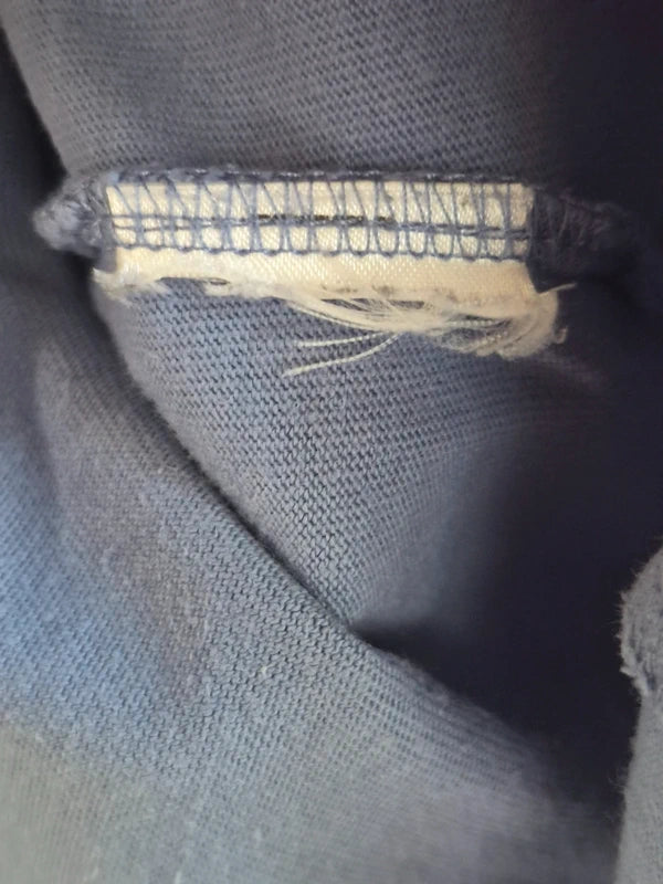 Levi's Herren Crewneck T-Shirt – Blau mit rotem Flaggen-Logo – Gr. XL