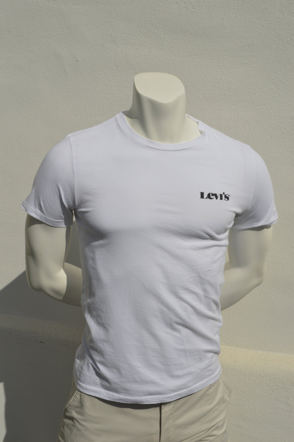 Levi's Herren Slim Fit Logo T-Shirt in Weiß – Gr. M