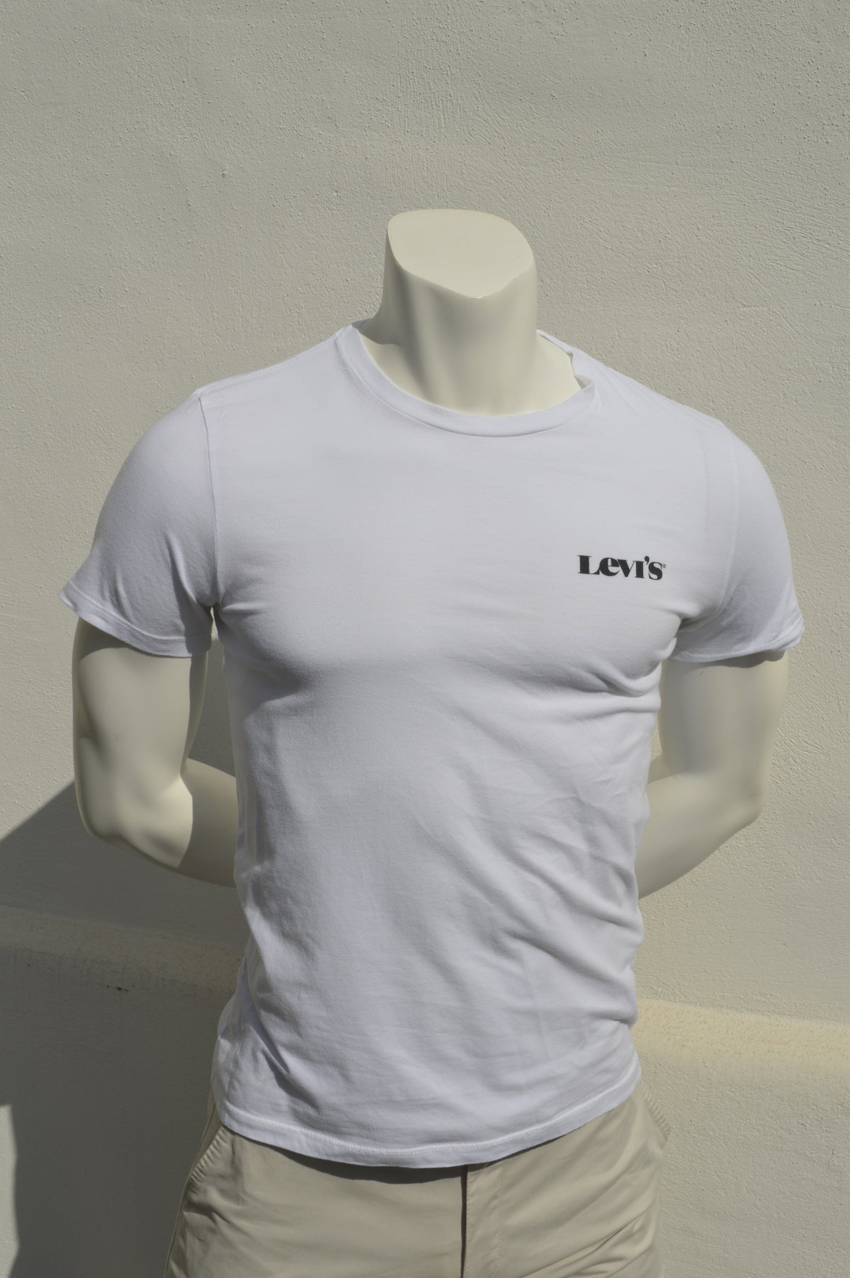 Levi's Herren Slim Fit Logo T-Shirt in Weiß – Gr. M