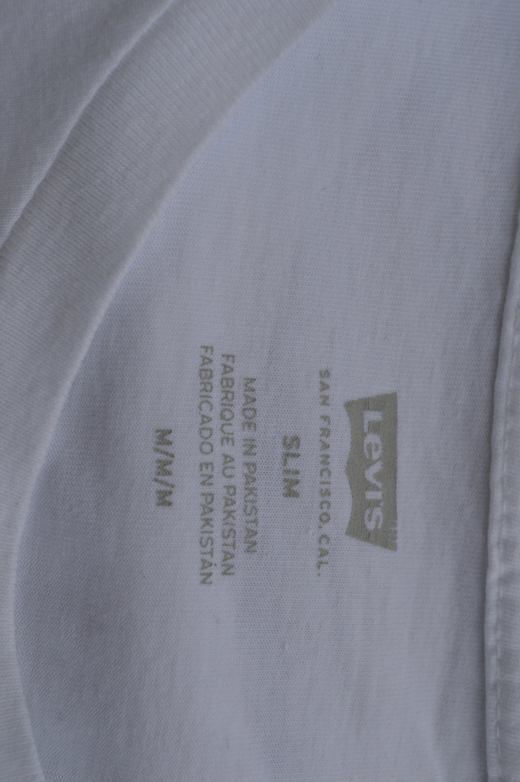 Levi's Herren Slim Fit Logo T-Shirt in Weiß – Gr. M