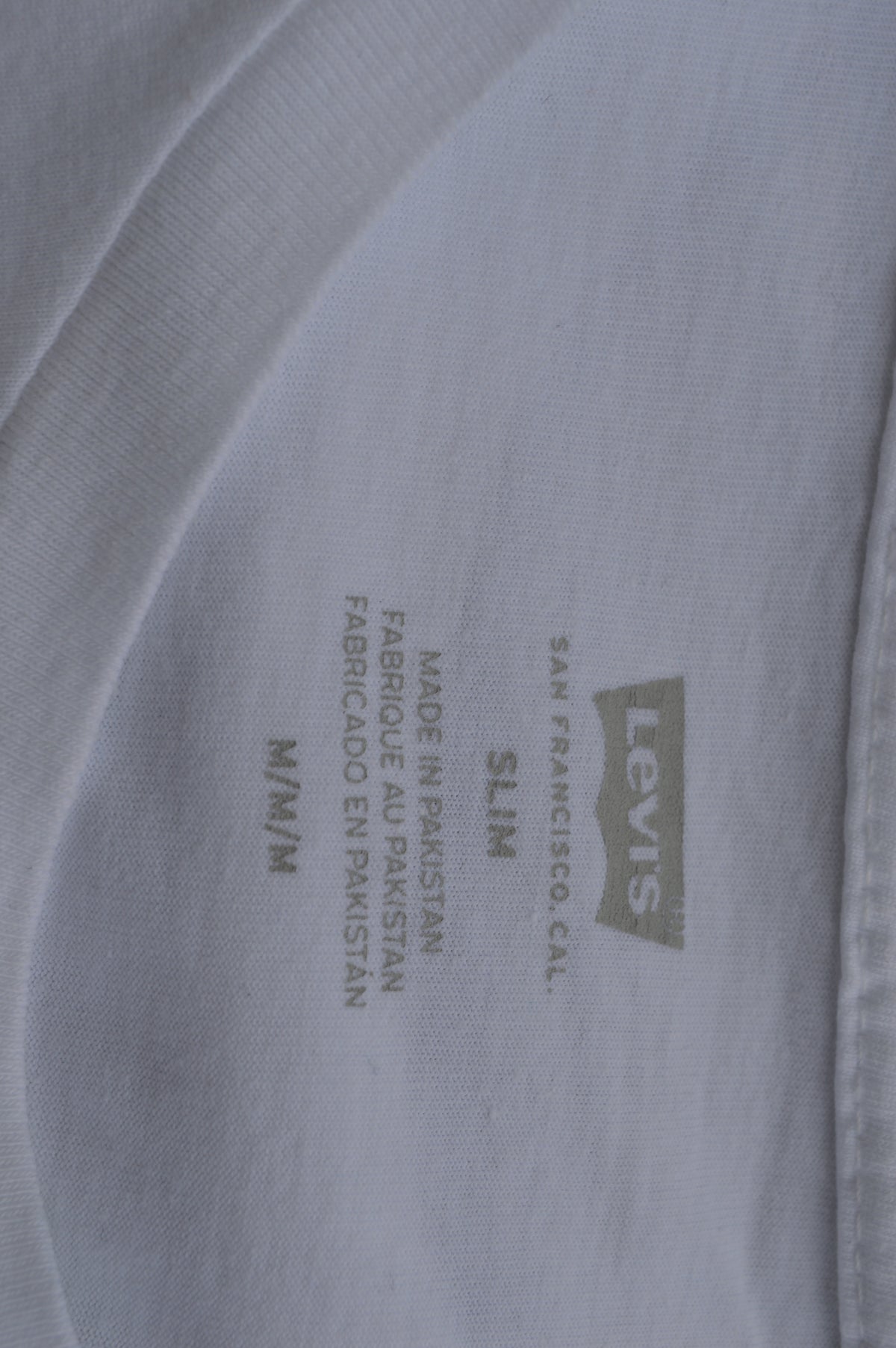 Levi's Herren Slim Fit Logo T-Shirt in Weiß – Gr. M