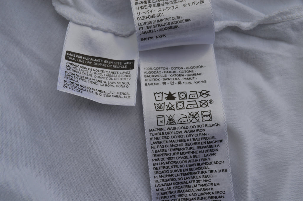 Levi's Herren Slim Fit Logo T-Shirt in Weiß – Gr. M