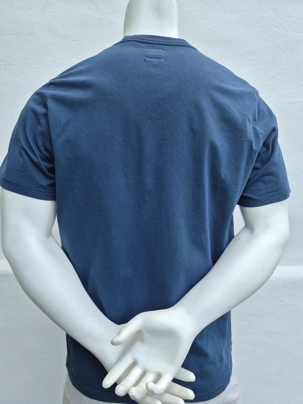 Levi's Herren V-Neck T-Shirt – Dunkelblau mit Red Tab – Gr. L (Gepflegter Zustand mit kl. Makel)