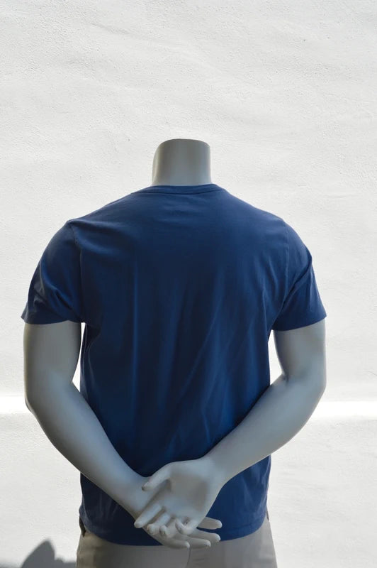 Levi's Herren V-Neck T-Shirt – Graublau mit Red Tab – Gr. L