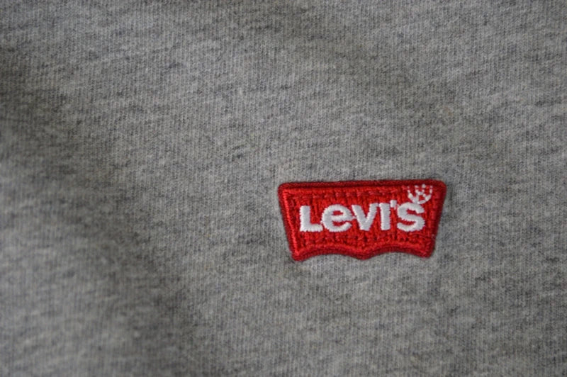Levi's Standard Classic Batwing Logo Patch T-Shirt in Grau Meliert – Gr. L