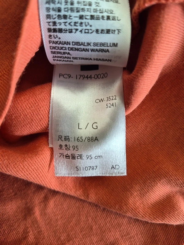 Levi's – Damen Crop T-Shirt "Daisies" in Lachsrot / Terracotta – Gr. L