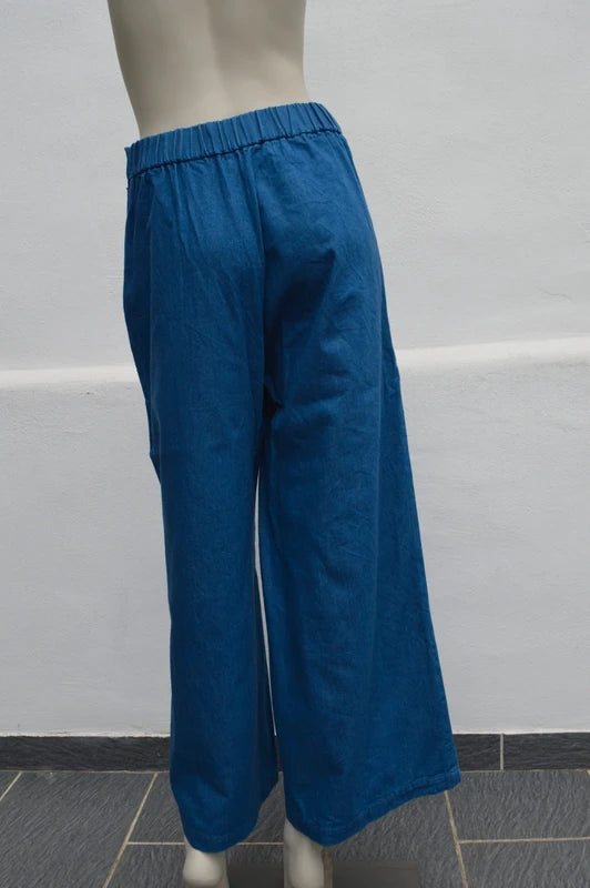 Luca (Lady Luck Luca) Premium Denim Wide-Leg Culotte – Größe 38 (Hervorragender Zustand – Made in Japan)