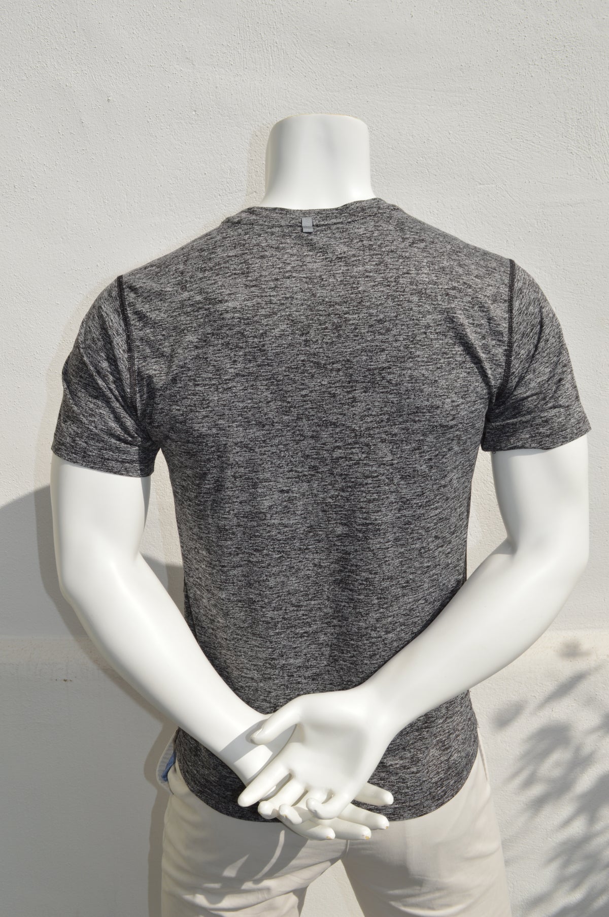 New Balance Herren NB DRY Training T-Shirt in Grau-Meliert – Gr. M