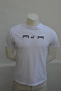 Nike Air „Center Logo“ T-Shirt mit Ärmel-Stickerei – Weiß – Gr. XS (Hervorragend)