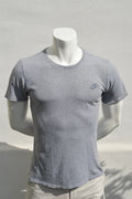 Nike Herren Classic Embroidered Logo Tee in Grau-Meliert – Gr. S