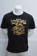 Nike LeBron James T-Shirt Strive For Greatness in Vintage-SchwarzGold – Gr. L