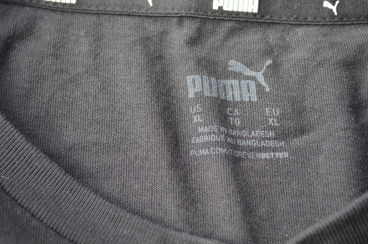 PUMA Essentials No. 1 Logo Herren T-Shirt Schwarz – Größe XL (Relaxed Fit, 100% Baumwolle)