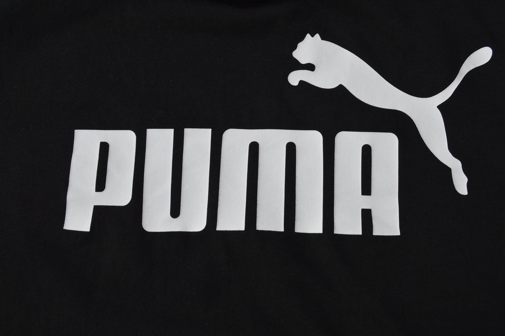 PUMA Essentials No. 1 Logo Herren T-Shirt Schwarz – Größe XL (Relaxed Fit, 100% Baumwolle)