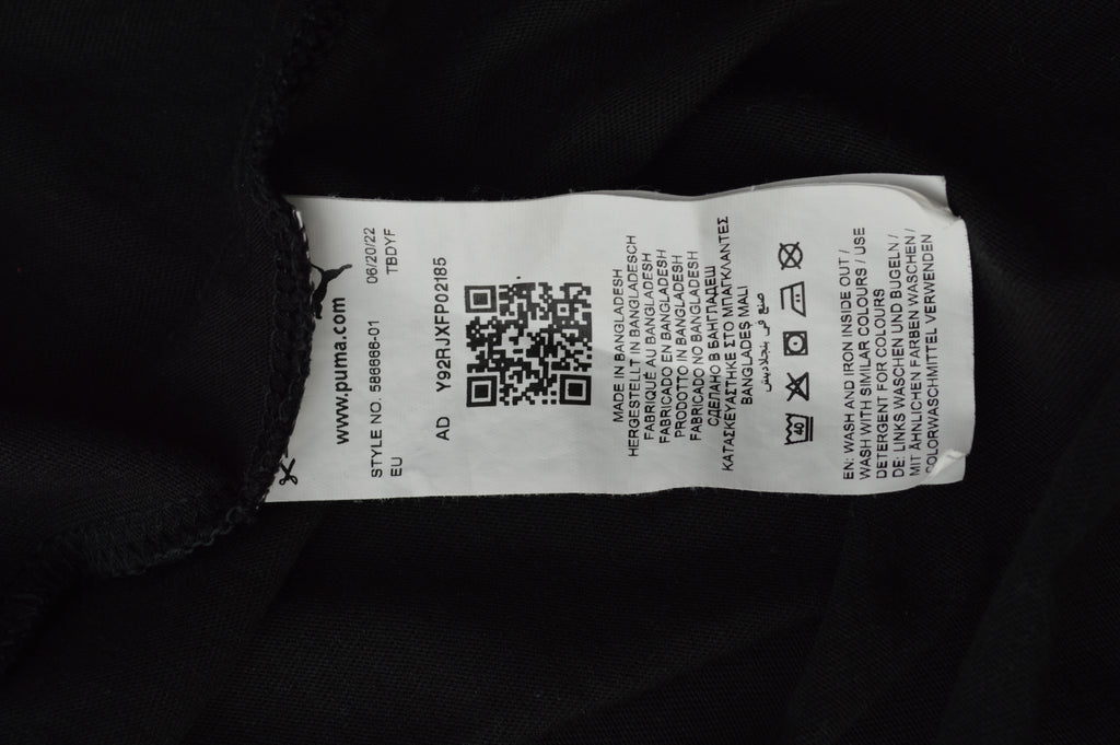 PUMA Essentials No. 1 Logo Herren T-Shirt Schwarz – Größe XL (Relaxed Fit, 100% Baumwolle)