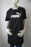 PUMA – Damen T-Shirt-Kleid Amplified Tee Dress in Schwarz – Gr. S (Sehr guter Zustand)