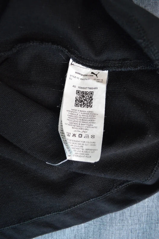 PUMA – Damen T-Shirt-Kleid Amplified Tee Dress in Schwarz – Gr. S (Sehr guter Zustand)
