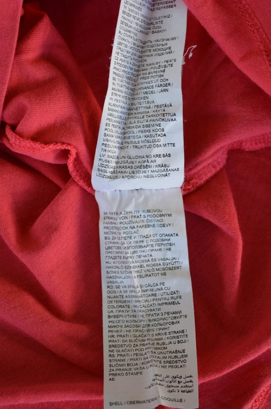 Puma Classic No. 1 Logo T-Shirt in KorallePink-Rot – Gr. L (fällt aus wie ML)