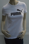 Puma Classic No. 1 Logo T-Shirt in Weiß – Gr. S (Slim Fit)