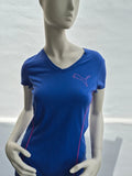 Puma Damen dryCELL Funktions-Shirt – KobaltblauPink – Gr. M