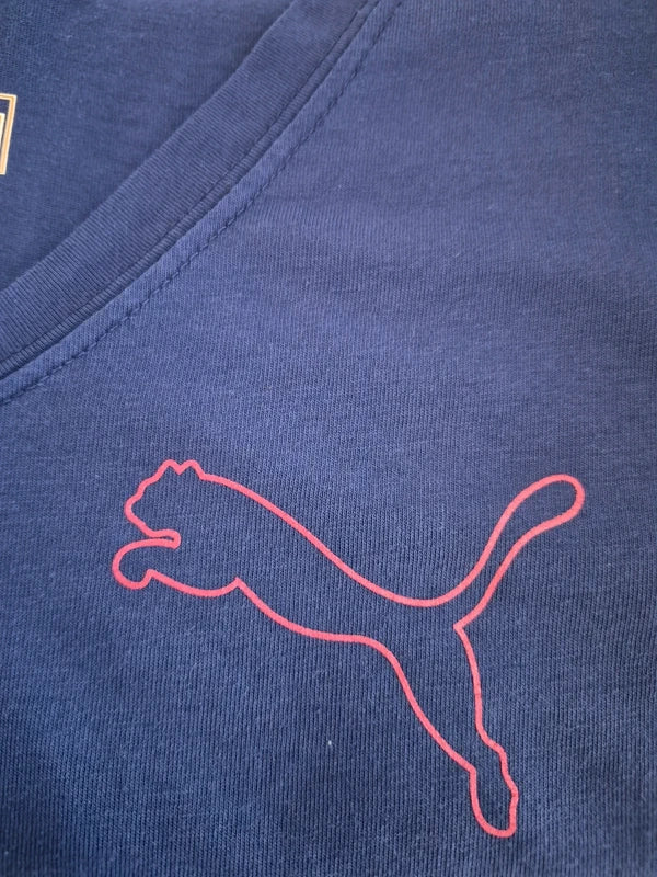 Puma Damen dryCELL Funktions-Shirt – KobaltblauPink – Gr. M