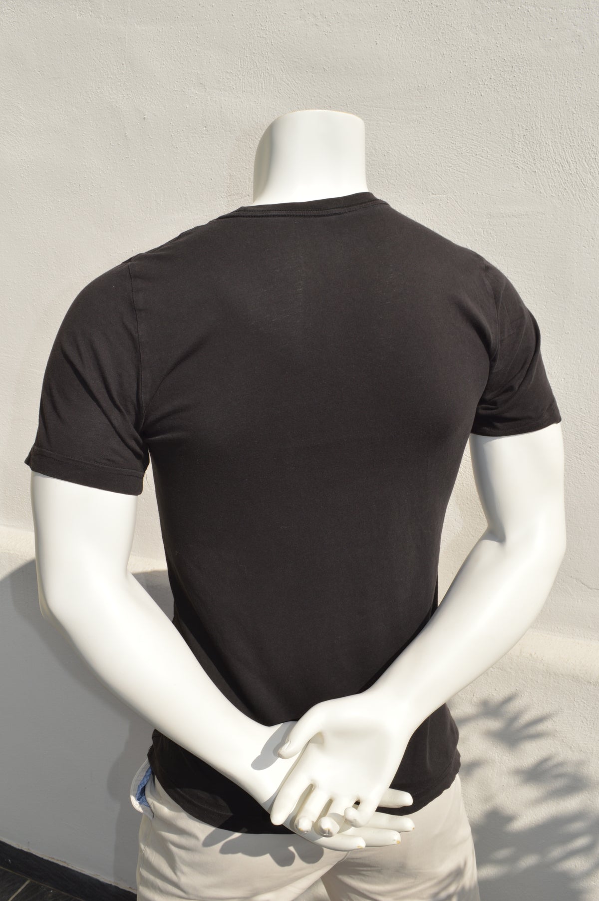 Puma T-Shirt Schwarz/Weiß – Cracked Print Größe S
