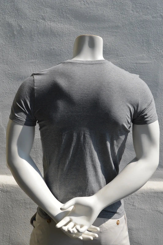 Puma Graphic Logo T-Shirt in Grau Meliert – Gr. XS