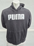 Puma Herren Kapuzenpullover in Faded Black  Anthrazit – Gr. XL