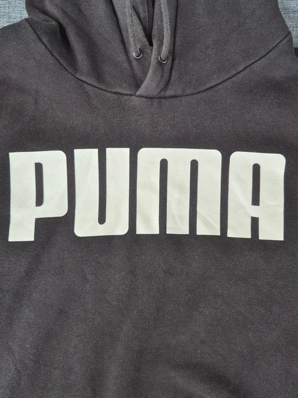 Puma Herren Kapuzenpullover in Faded Black  Anthrazit – Gr. XL