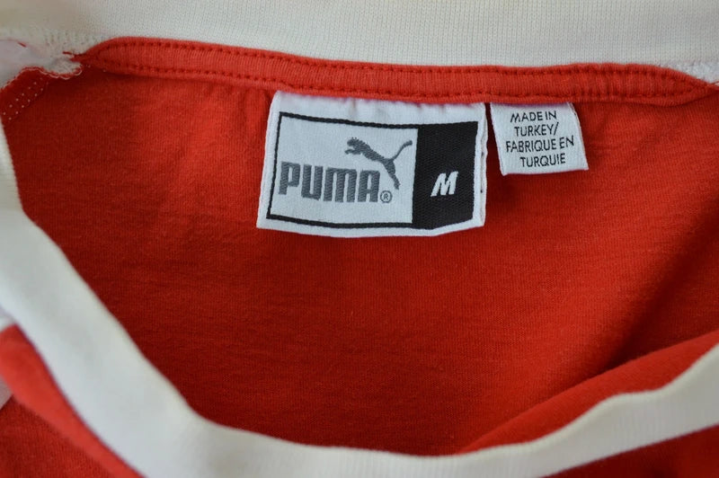 Puma Herren Raglan T-Shirt in RotWeiß – Gr. M