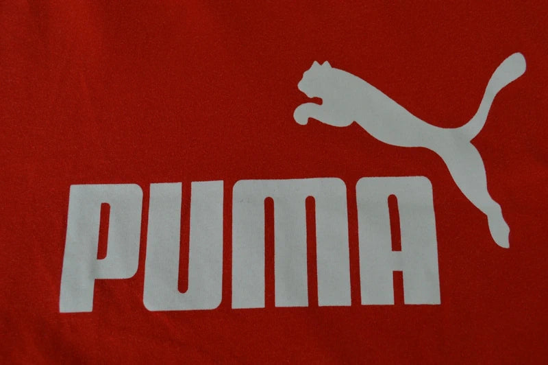 Puma Herren Raglan T-Shirt in RotWeiß – Gr. M