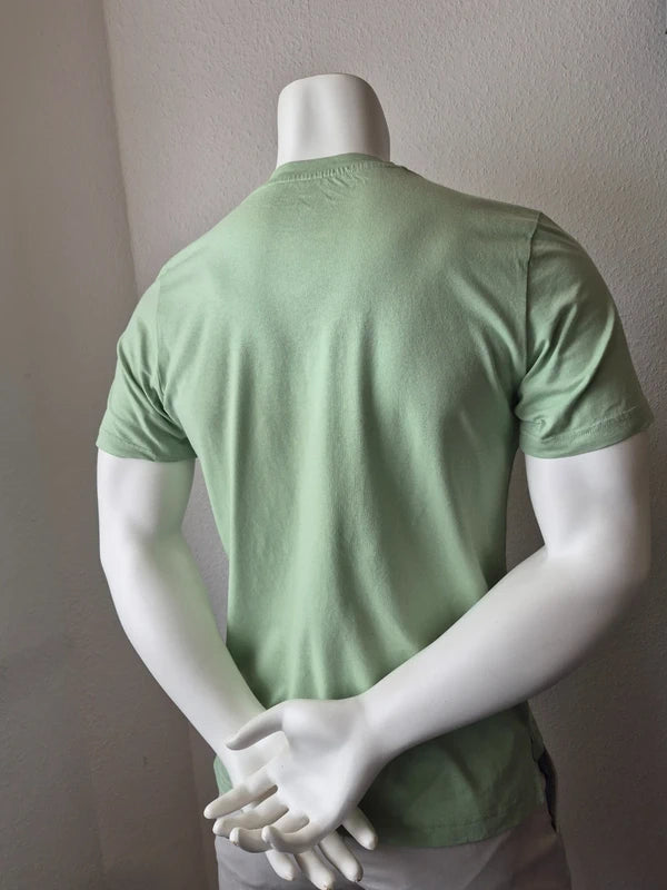 Puma Retro Logo T-Shirt – Salbeigrün / Mint – Gr. M (Sehr gut - mit minimalem Makel)