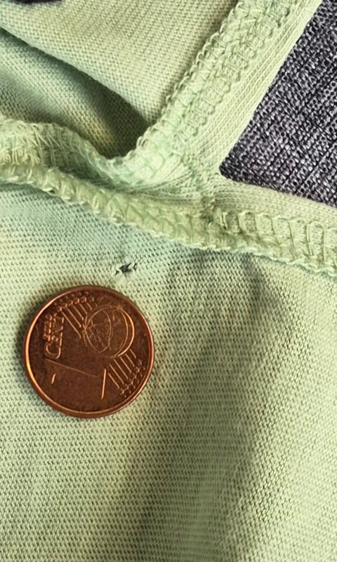 Puma Retro Logo T-Shirt – Salbeigrün / Mint – Gr. M (Sehr gut - mit minimalem Makel)