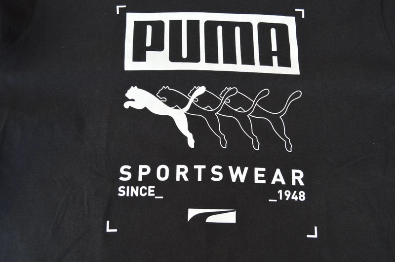 Puma Sportswear T-Shirt "Since 1948" in Schwarz – Gr. S