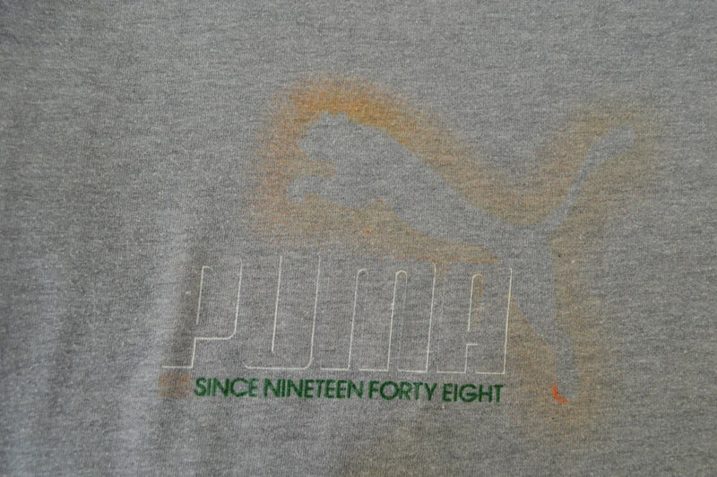 Puma Vintage Graphic T-Shirt Since 1948 in Grau-Melange – Gr. XXL
