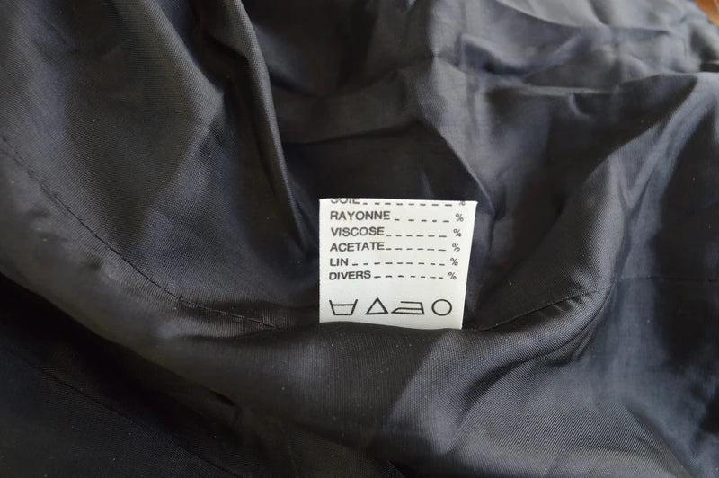 Rare 80s Léo Marciano Paris Vintage Samt-Crop-Jacke mit Puffärmeln und Barock-Muster – Gr. S/M