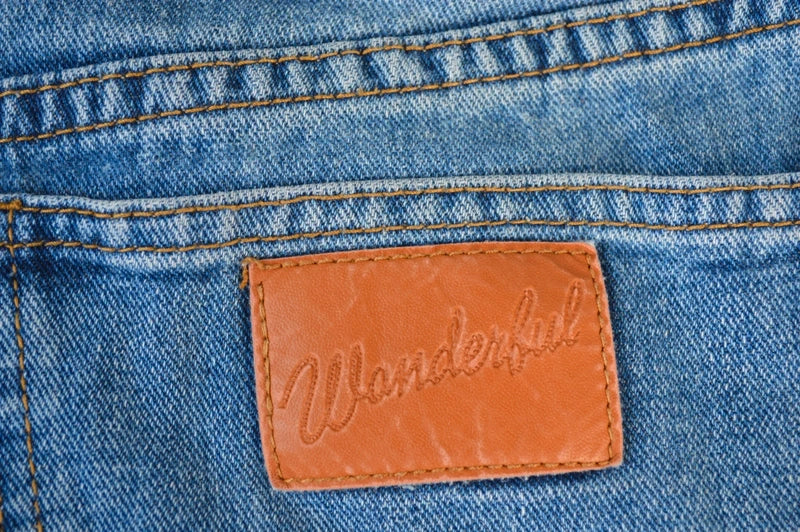 SHEIN Damen High-Waist Jeans Wonderful in Mid-Blue – Gr. XS (34)