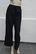 SHEIN – Damen Wide Leg Plissée-Hose in Schwarz mit Tunnelzug – Gr. S (Hervorragender Zustand)