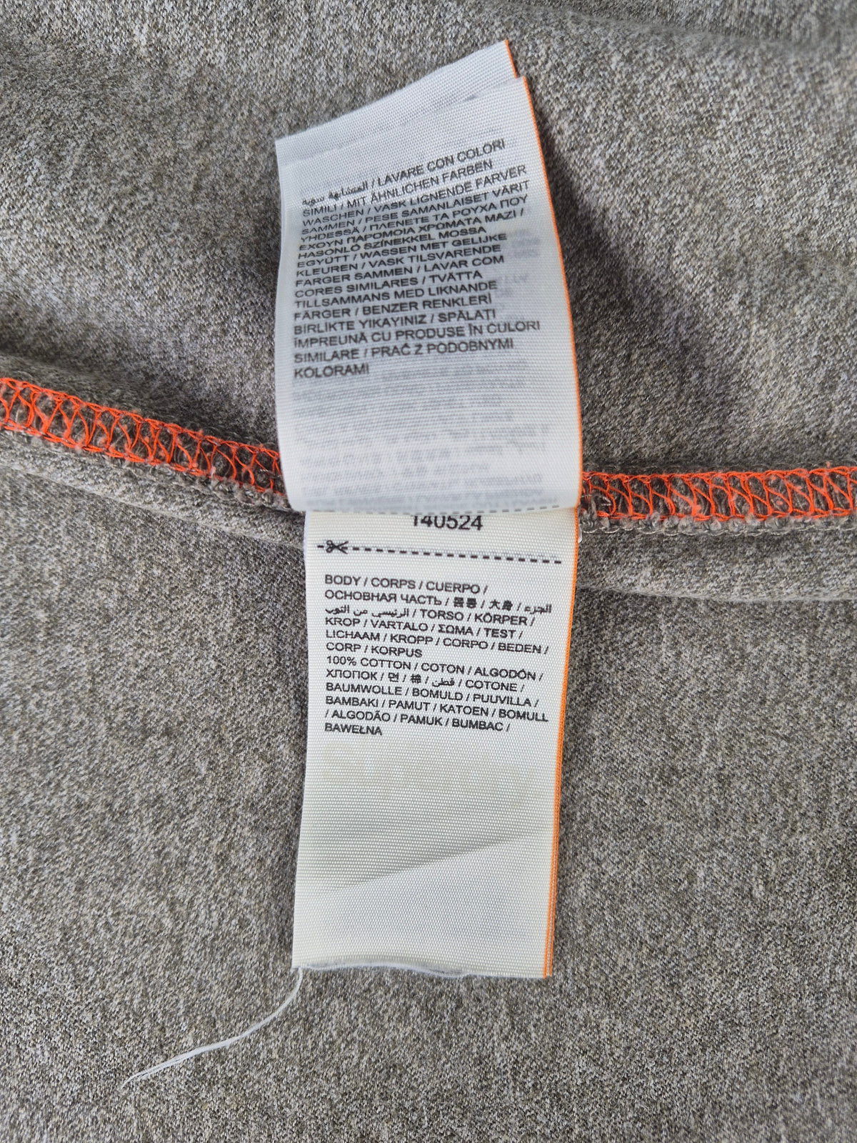 Superdry Orange Label Classic T-Shirt – Khaki Meliert – Größe M