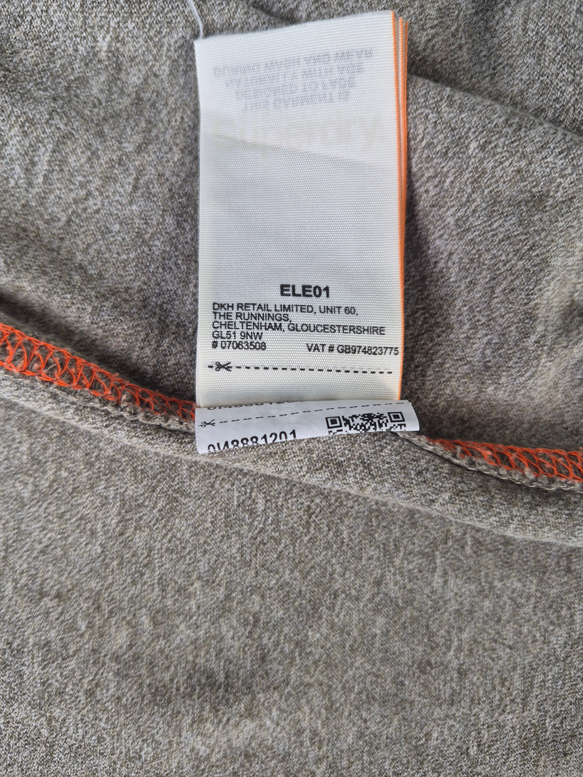 Superdry Orange Label Classic T-Shirt – Khaki Meliert – Größe M